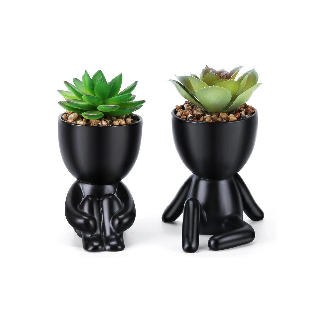 Artificial in Pots Small Fake Plants for Bedroom Aesthetic Living Room Office Shelf Bathroom Decor