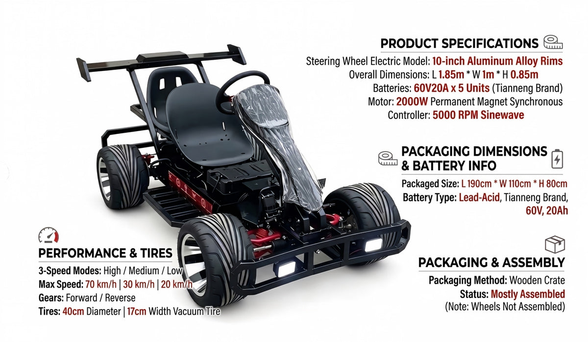 Electric Off Road Electric Go Kart