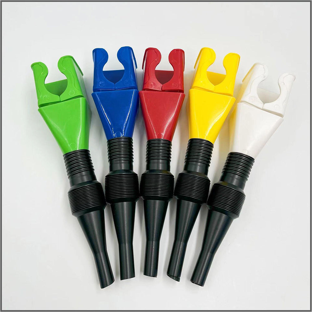 2 Pcs Flexible Drain Tool Snap Refuel Funnel