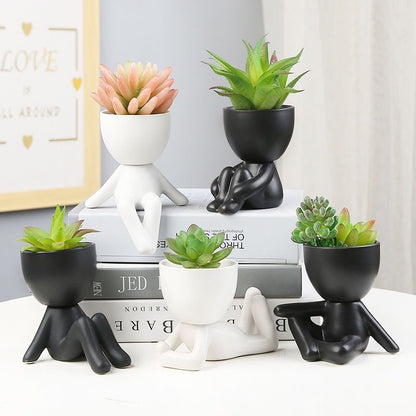 Artificial in Pots Small Fake Plants for Bedroom Aesthetic Living Room Office Shelf Bathroom Decor