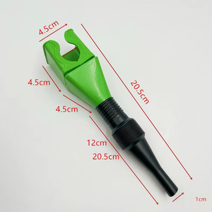 2 Pcs Flexible Drain Tool Snap Refuel Funnel