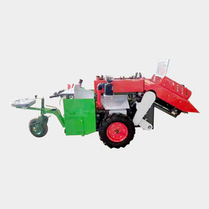 Ride a Wheeled Work Hammer Corn Harvester