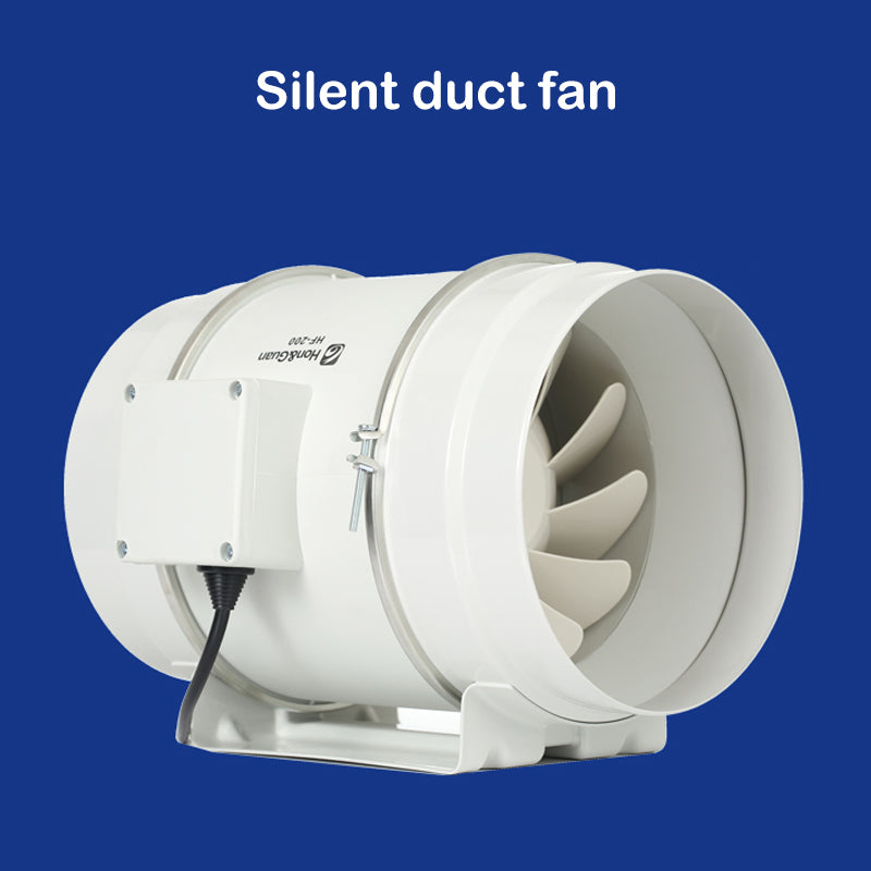 Circular Duct Fan Powerful Silent Ventilation Exhaust Fan Comes with One-meter Hose