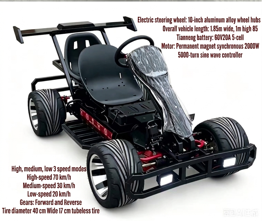 Electric All Terrain Go Kart | High Performance Off Road Electric Buggy for Adults &amp; Teens