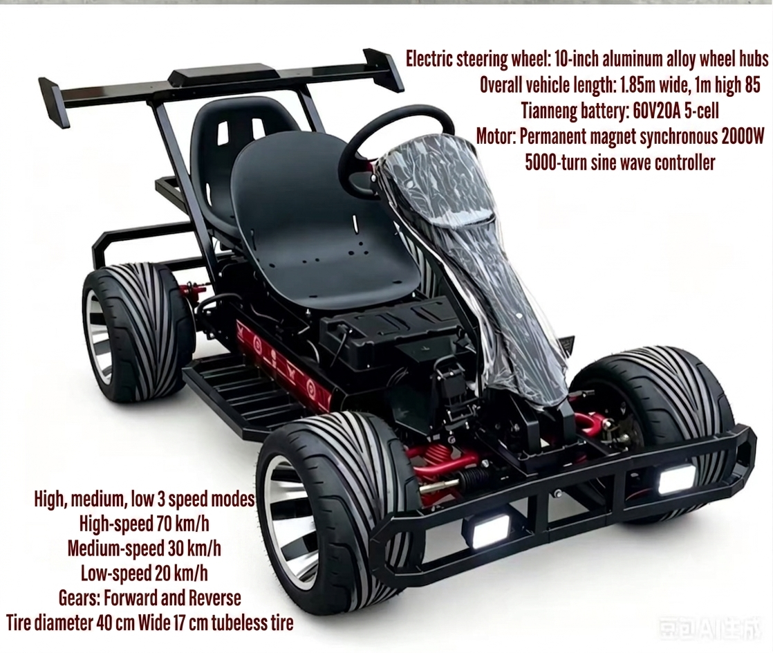 Electric All Terrain Go Kart | High Performance Off Road Electric Buggy for Adults &amp; Teens